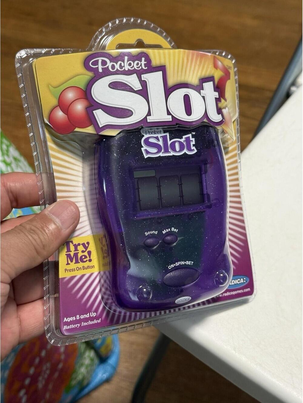 Radica: Pocket Slot - #75007 2004 NEW-SEALED Vintage Handheld Game!